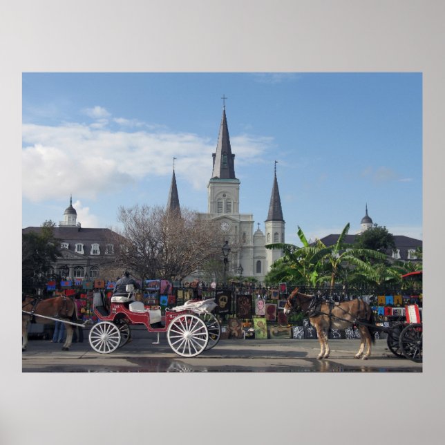 Jackson Square-New Orleans Poster (Front)