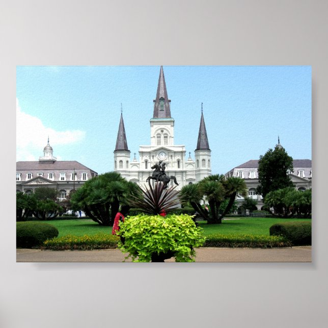 Jackson Square, New Orleans Poster (Front)