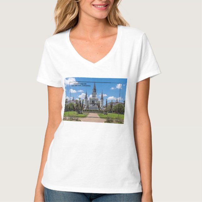 Jackson Square New Orleans T-Shirt (Front)