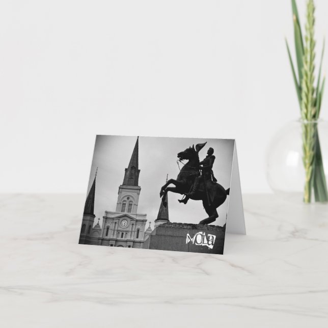 Jackson Square "NOLA" Greeting Card (Front)