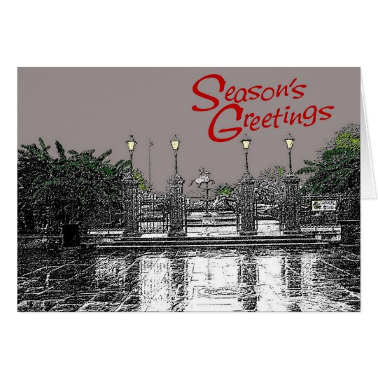 Jackson Square Seasons Greetings Three Card
