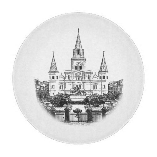 Jackson Square St Louis Cathedral New Orleans Cutting Board