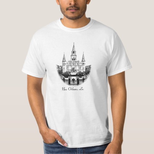 Jackson Square St Louis Cathedral New Orleans T_Shirt