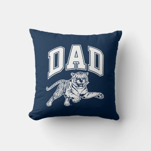 Jackson State Dad Throw Pillow