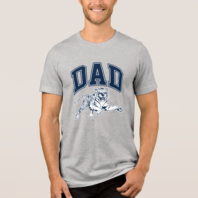 Jackson State Dad Tri-Blend Shirt (Front)