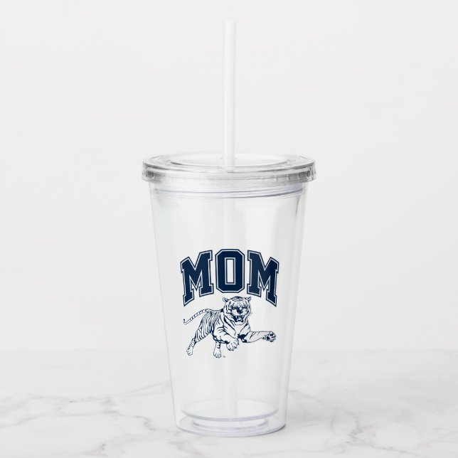 Jackson State Mom Acrylic Tumbler (Front)