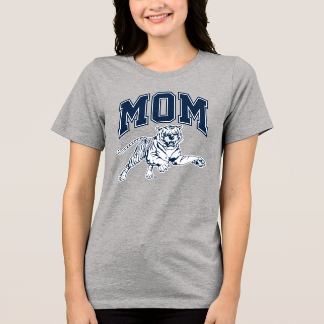 Jackson State Mom Tri-Blend Shirt (Front)