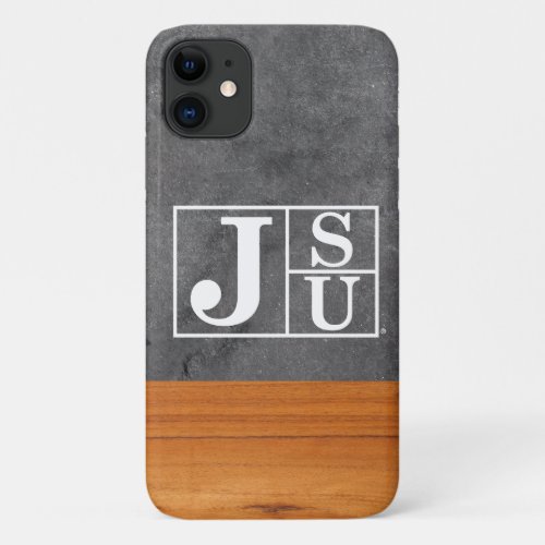 Jackson State Slate and Wood iPhone 11 Case