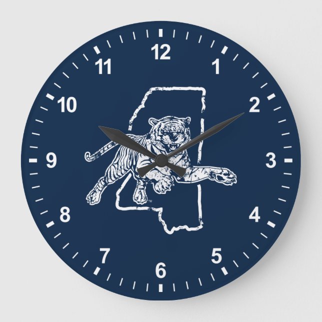 Jackson State Tigers Large Clock (Front)