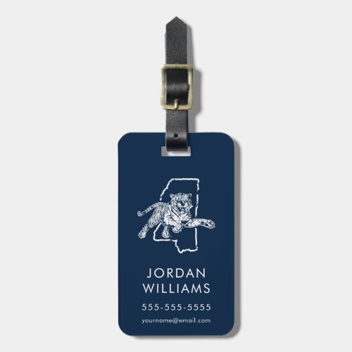 Jackson State Tigers Luggage Tag