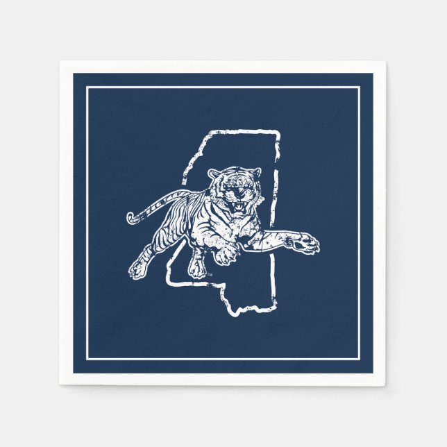 Jackson State Tigers Napkins (Front)