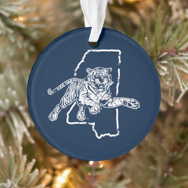 Jackson State Tigers Ornament (Tree)