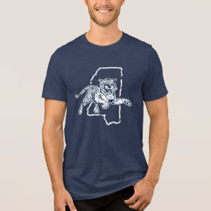 Jackson State Tigers Tri-Blend Shirt