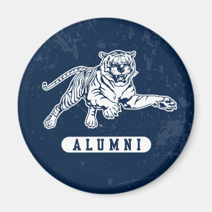 Jackson State University Alumni Distressed Magnet