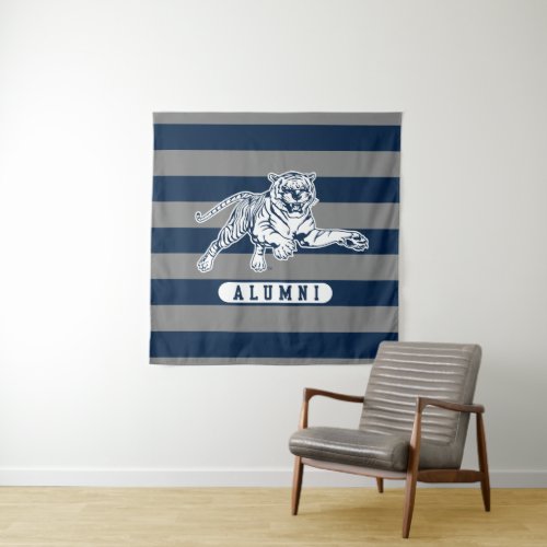 Jackson State University Alumni Stripes Tapestry