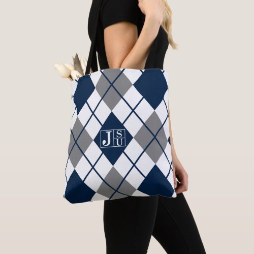 Jackson State University Argyle Tote Bag