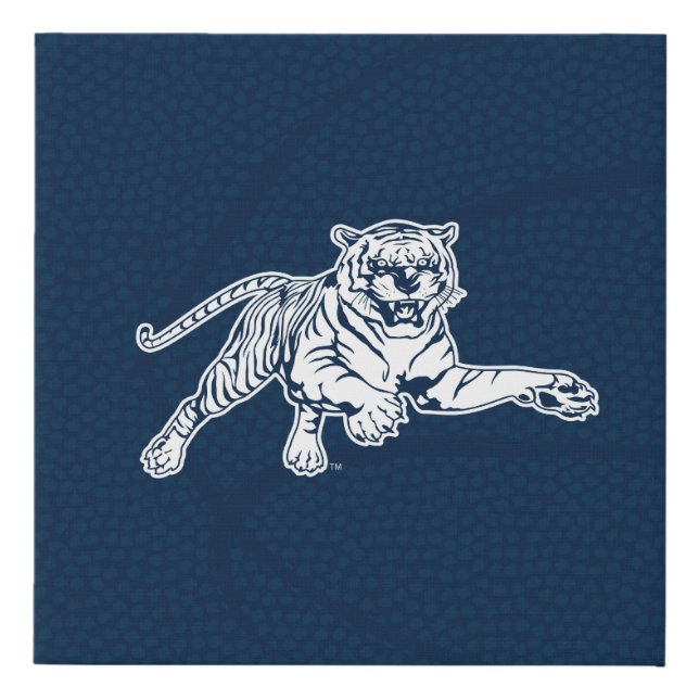 Jackson State University Basketball Faux Canvas Print (Front)