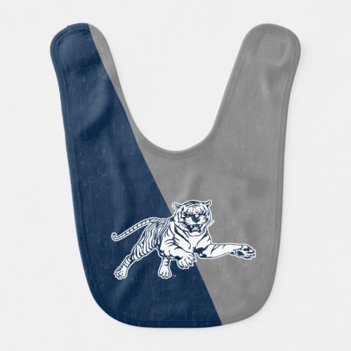 Jackson State University Color Block Distressed Baby Bib