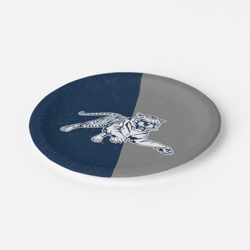 Jackson State University Color Block Distressed Paper Plates