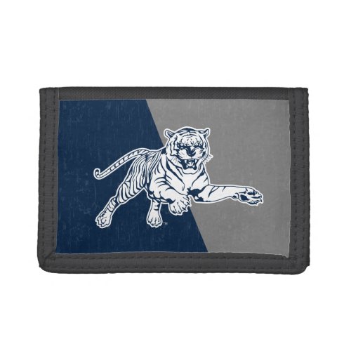 Jackson State University Color Block Distressed Trifold Wallet
