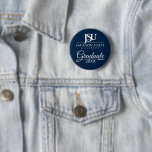 Jackson State University Graduation Button<br><div class="desc">Check out these Jackson State University designs! Show off your JSU pride with these new University products. These make the perfect gifts for the Jackson State student, alumni, family, friend or fan in your life. All of these Zazzle products are customizable with your name, class year, or club. Go Tigers!...</div>