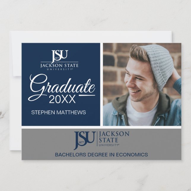 Jackson State University Graduation Invitation (Front)