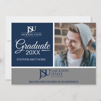 Jackson State University Graduation Invitation