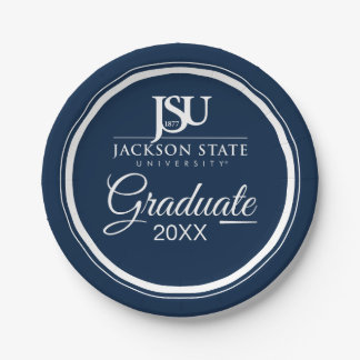 Jackson State University Graduation Paper Plates