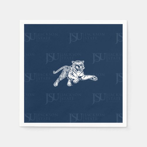 Jackson State University Logo Watermark Napkins