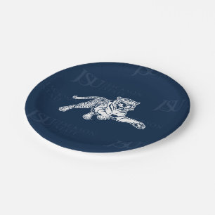Jackson State University Logo Watermark Paper Plates