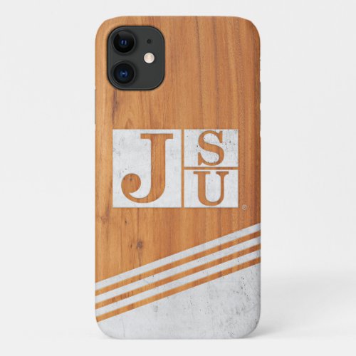 Jackson State Wood and Concrete iPhone 11 Case