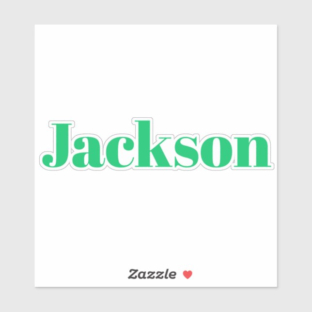 Jackson Sticker (Sheet)