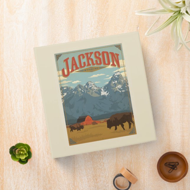 Jackson | Wyoming 3 Ring Binder (In Situ)