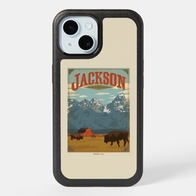 Jackson | Wyoming iPhone 15 Case (Back)