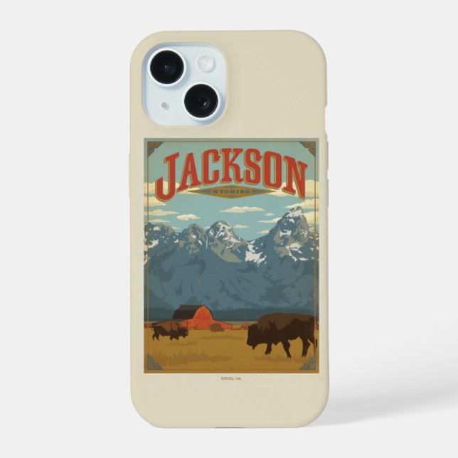Jackson | Wyoming Iphone Case (Back)