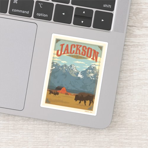 Jackson  Wyoming Sticker