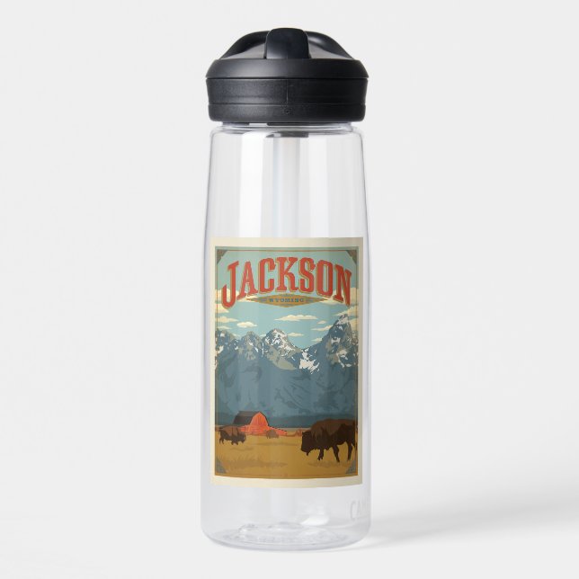 Jackson | Wyoming Water Bottle (Front)
