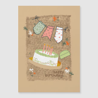 Jackson's Birthday Magnetic Invitation