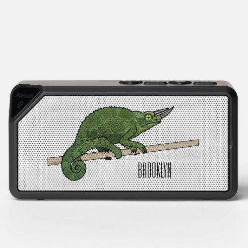 Jacksons chameleon cartoon illustration bluetooth speaker