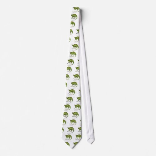 Jacksons chameleon _ leaf tie