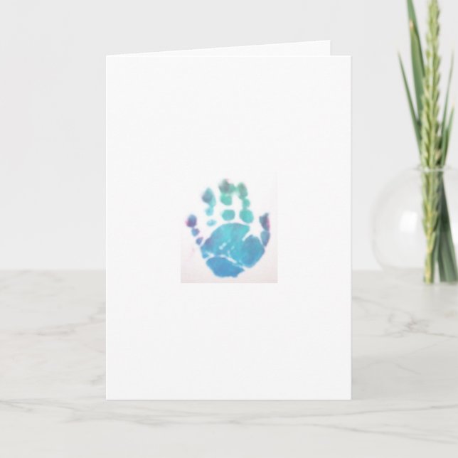 Jackson's Hand Print Card (Front)