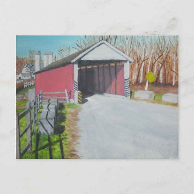 Jackson's Mill Bridge - Lancaster Postcard (Front)