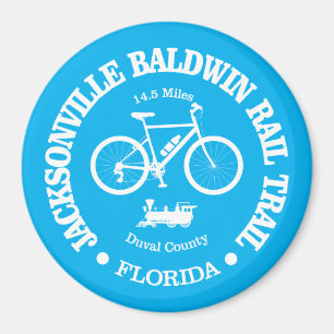 Jacksonville Baldwin Rail Trail (cycling) Magnet