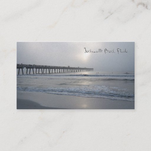 Customizable Jacksonville Beach, Florida: Business Card