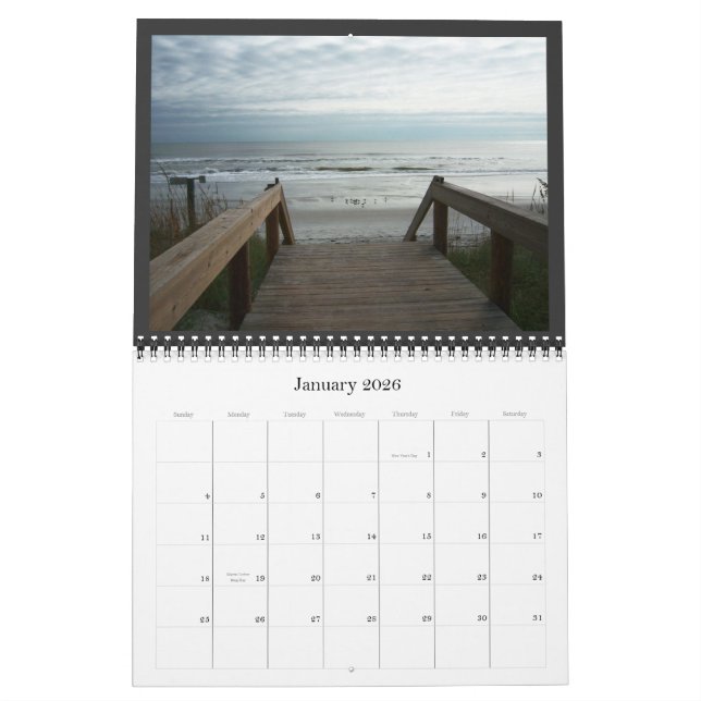 Jacksonville Beach, Florida - Calendar (Jan 2026)