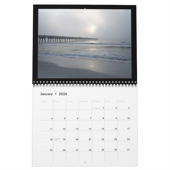 Jacksonville Beach, Florida Calendar (Jan 2026)