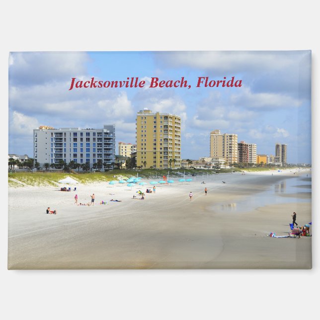 Jacksonville Beach Florida Magnet (Front)