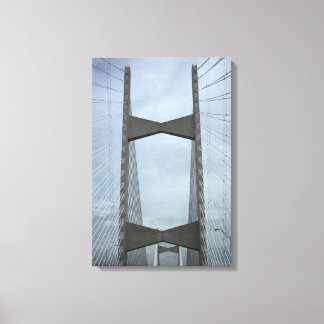 Jacksonville Bridge, Florida Canvas Print