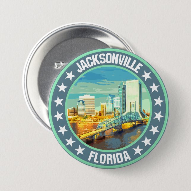 Jacksonville Button (Front & Back)