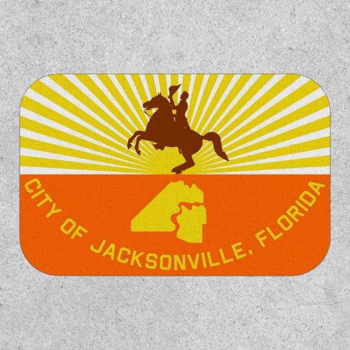 Jacksonville city flag Florida USA United States A Patch